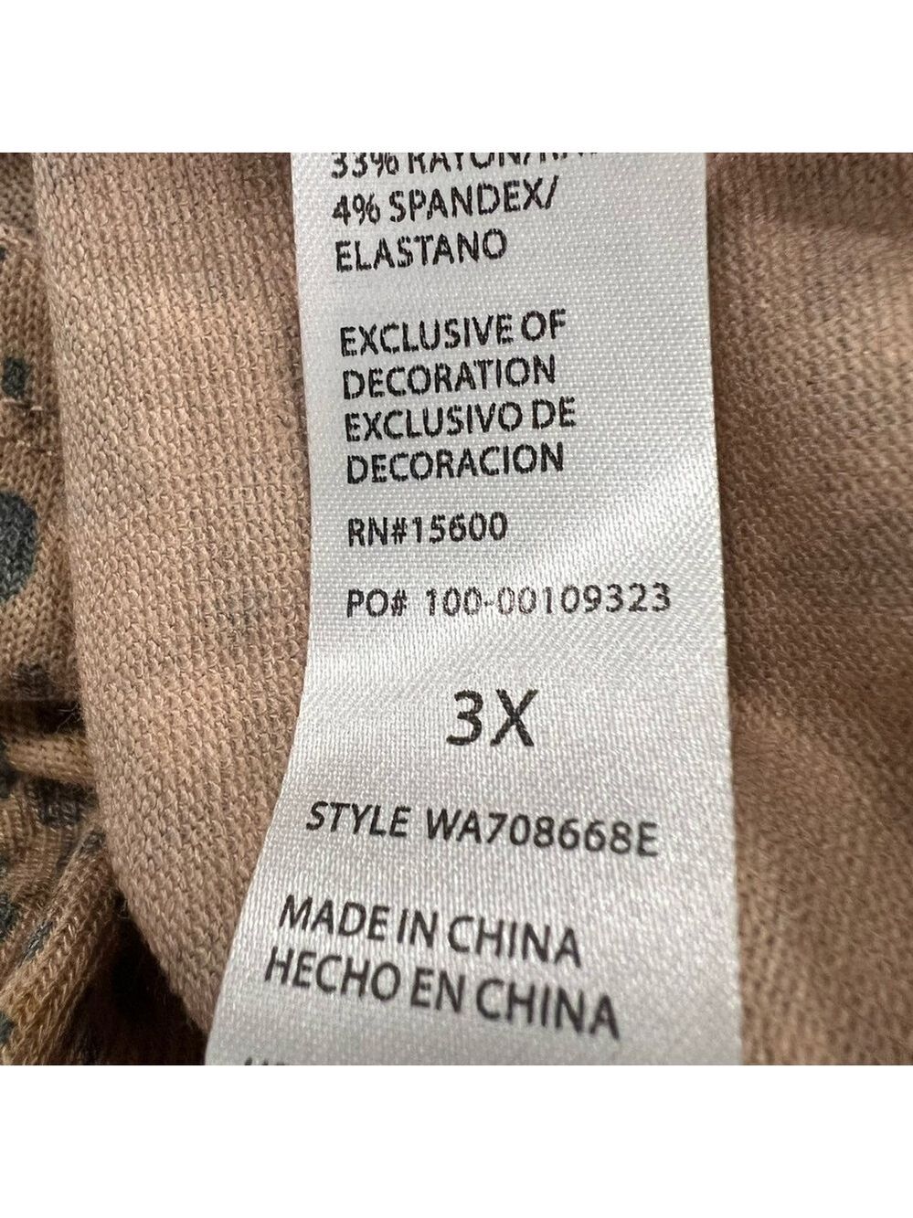 NWT $69 WHOOPS FILE Democracy Plus Size Knit Top - Picture 7 of 10